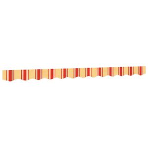 vidaXL Awning Valance Replacement Yellow and Orange Stripe 300 cm