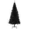 vidaXL Christmas Tree with 300 LEDs with Stand Black 210 cm PVC
