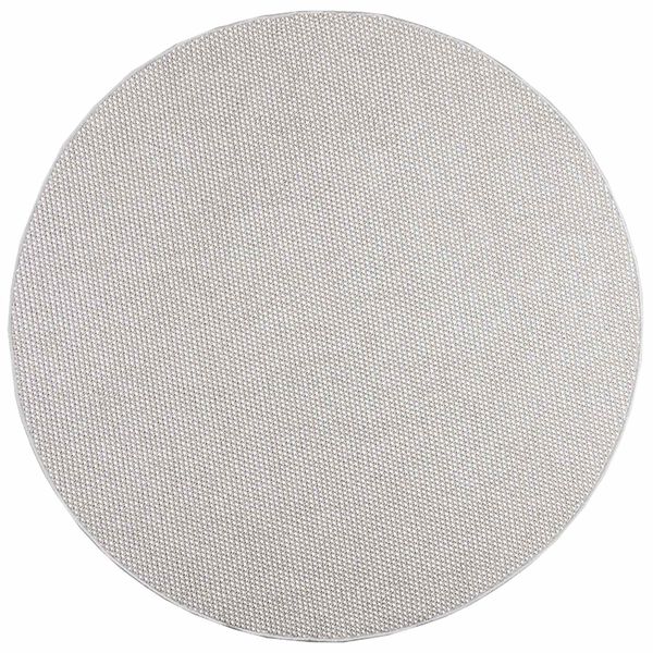 vidaXL Area Rugs Round LUGO Cream and Grey &Oslash; 120 CM Polyester