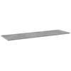 vidaXL Bookshelf Boards 8 pcs Concrete Grey 100x30x1.5 cm Engineered Wood