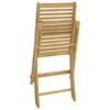 vidaXL Folding Garden Chairs 2 pcs 48.5x61.5x87 cm Solid Wood Acacia