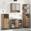 vidaXL Bathroom Furniture Set Artisan Oak 35 x 37.5 x 166 cm