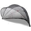 vidaXL Pool Dome Folding Manual Black 546 x 516 x 250 cm