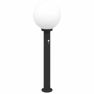 vidaXL Bollard Light with Sensor 80 cm Black IP44