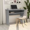 vidaXL Desk Grey Sonoma 90x50x74 cm Engineered Wood
