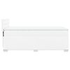 vidaXL Box Spring Bed with Mattress White 80x200 cm Faux Leather
