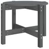 vidaXL Coffee Table Grey &Oslash; 62.5x45 cm Solid Wood Pine