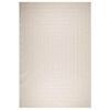 vidaXL Rug ZIZUR Cream 240x340 cm Jute Look Indoor and Outdoor