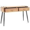 vidaXL Console Table Solid Fir Wood 115x40.5x76 cm