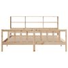 vidaXL Bookcase Bed without Mattress 180x200 cm Super King Solid Wood Pine