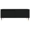 vidaXL Coffee Table Black 90x50x36.5 cm Engineered Wood