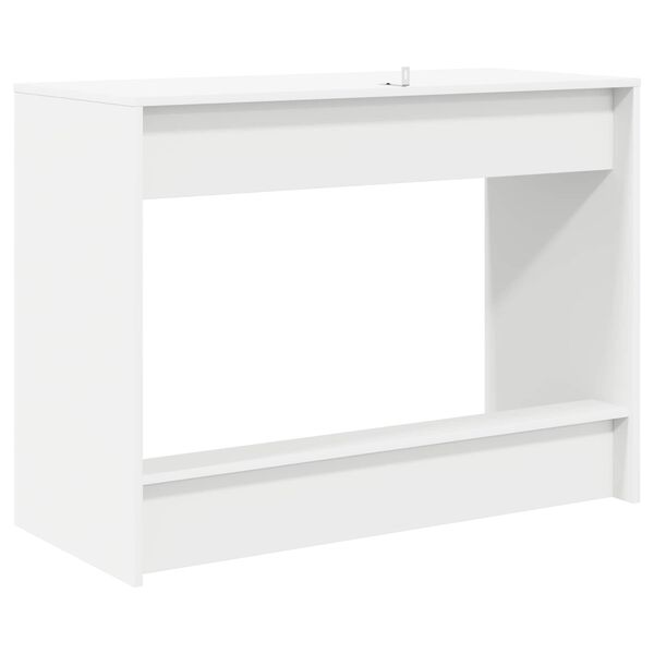 vidaXL Bed Desk White 100 x 45 x 75 cm Engineered Wood