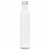 vidaXL Small Glass Bottles 260 ml with Screw Cap 10 pcs