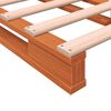 vidaXL Pallet Bed without Mattress Wax Brown 90x200 cm Solid Wood Pine