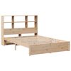 vidaXL Bookcase Bed without Mattress 140x190cm Solid Wood Pine