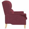 vidaXL Armchair Wine red 76 x 94 x 102 cm Fabric