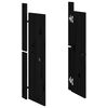 vidaXL Outdoor Kitchen Doors 2 pcs Black 50x9x82 cm Solid Wood Pine
