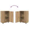 vidaXL TV Cabinet Set Wall-mounted 4 pcs Artisan Oak Engineered wood
