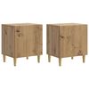 vidaXL Bedside Cabinet 2 pcs Artisan Oak 43 x 34.5 x 50 cm