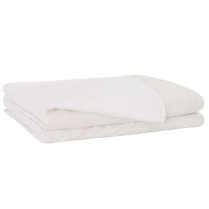 vidaXL Weighted Blanket White 152 x 203 cm 11 kg 100% Cotton 205T
