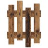 vidaXL Wall-Mounted Coat Rack Old Wood 60 x 3 x 82 cm Engineered wood