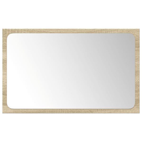 vidaXL 3 Piece Bathroom Furniture Set Sonoma Oak Engineered Wood