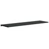 vidaXL Window Sill Black with Wood Grain 160 x 40 x 4.5 cm