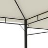 vidaXL Gazebo with Double Extended Roofs 3x3x2.75 m Cream 180 g/m²