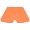 vidaXL Replacement Canopy for Garden Swing Orange 150/130x105/70 cm