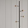 Rousseau Coat Rack Argan Metal Silver