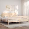 vidaXL Bed Frame without Mattress 200x200 cm Solid Wood