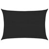 vidaXL Sunshade Sail 160 g/m&sup2; Black 3,5x5 m HDPE