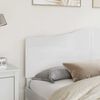 vidaXL Headboard Gloss White 200 cm Engineered wood