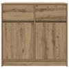 vidaXL Sideboard with Drawer Artisan Oak 80x34x76 cm Engineered Wood