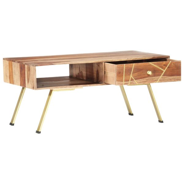 vidaXL Coffee Table 95x50x42 cm Solid Wood