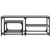 vidaXL Nesting Coffee Tables 2 pcs Grey Sonoma Engineered Wood