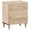 vidaXL Bedside Cabinet 50x33x60 cm Solid Wood Mango