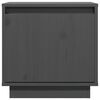 vidaXL Bedside Cabinet Grey 40x30x40 cm Solid Wood Pine