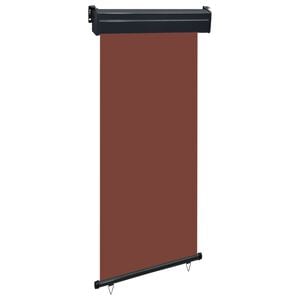 vidaXL Balcony Side Awning 105x250 cm Brown