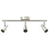 vidaXL Ceiling Spotlight Nickel 39 x 10.5 x 10.5 cm Steel