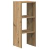 vidaXL Bookcase Stackable Artisan Oak 30x30x80 cm Engineered Wood