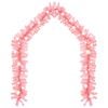 vidaXL Christmas Garland with LED Lights 20 m Pink
