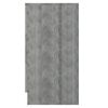 vidaXL Chest of Drawers Engineered Wood 71x35x68 cm Concrete