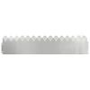 vidaXL Lawn Edgings 10 pcs Silver 103 x 0.05 x 22 cm Galvanised Steel