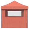 vidaXL Party Tent Folding Terracotta 279 x 410 x 315 cm Oxford Fabric