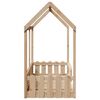 vidaXL Kids' House Bed Frame 70x140 cm Solid Wood Pine
