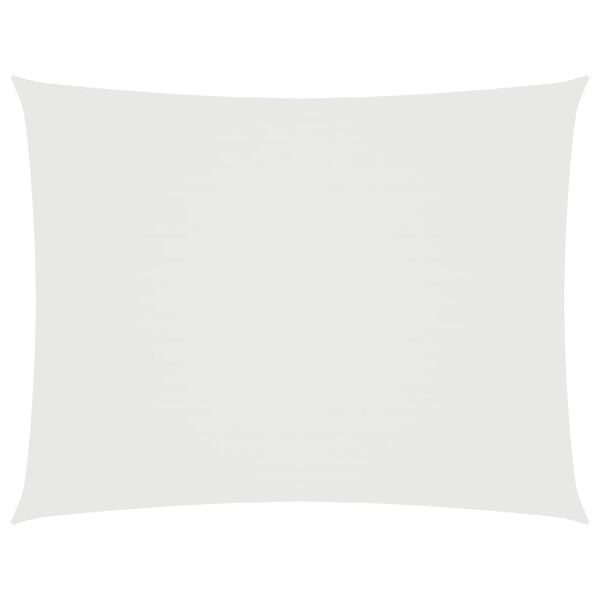 vidaXL Sunshade Sail Oxford Fabric Rectangular 2.5x3.5 m White