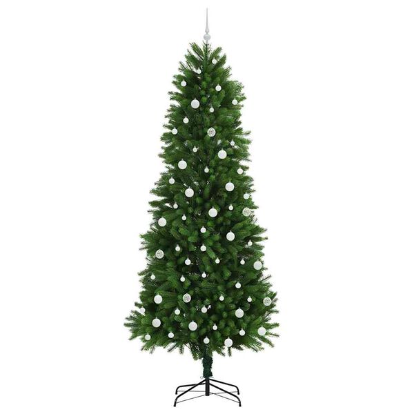 vidaXL Christmas Tree with 300 LEDs with Stand Green 240 cm PE