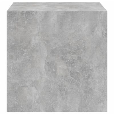 vidaXL Wall Cabinet Concrete Grey 37x37x37 cm Chipboard