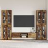 vidaXL TV Cabinet Set with Drawer FLORIN Old Wood Engineered Wood
